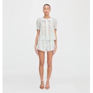 Hill House Adelaide Top Provence Stripe size S